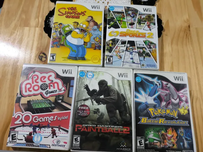 LOTE JOGOS NINTENDO WII 