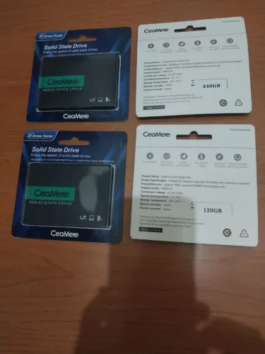 Ssd 120 Gb CeaMere Novo Lacrado<br>110,00 Leia Descrição <br>