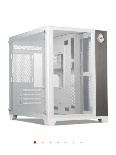 Gabinete Gamer Mancer CV300, Mid-Tower, Lateral de<br>Vidro, Branco, MCR-CV300-WH