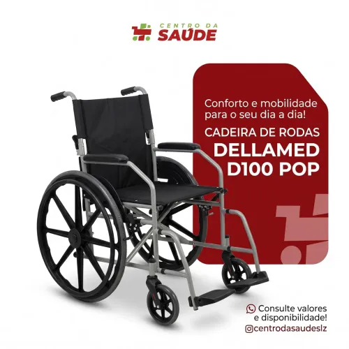 Cadeira de Rodas Dellamed D100 POP