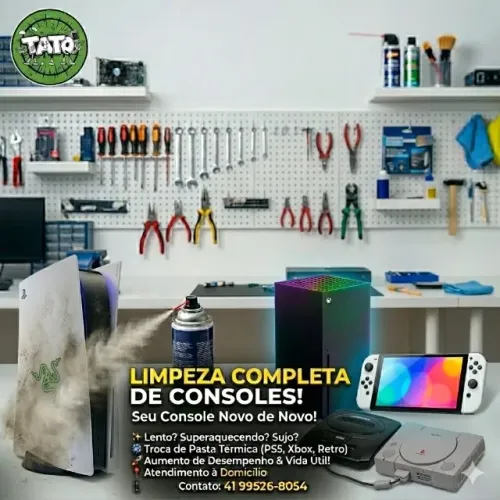 Limpeza e troca de pasta térmica no seu Console!