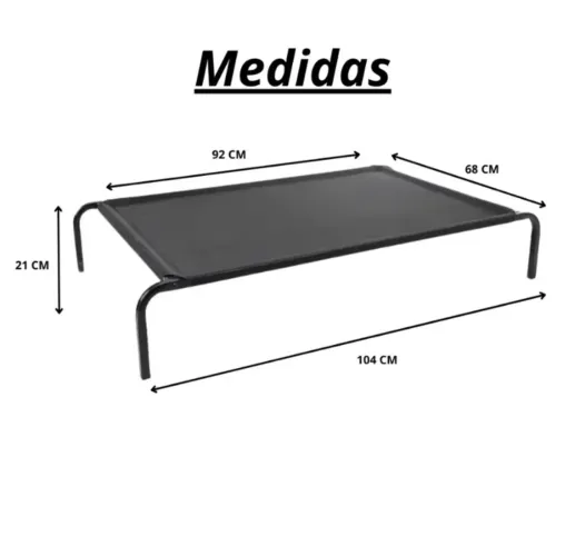 Came pet impermeável elevada para pet grande (tamanho G) - NOVA!