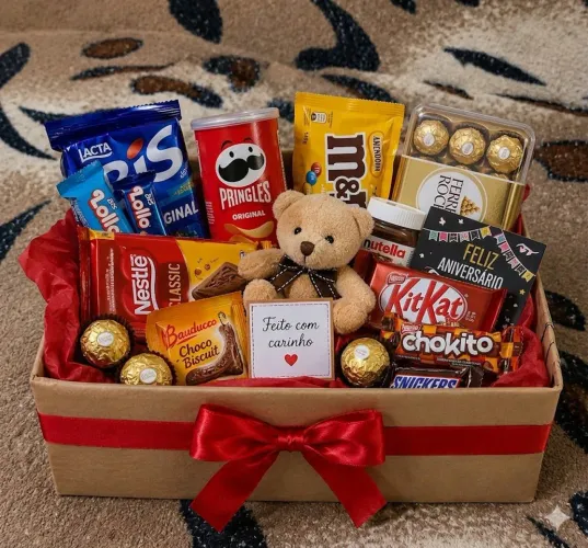 Cesta de chocolate 