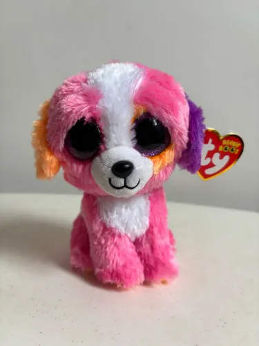 Pelúcia Colecionável Ty Beanie Boo's - Cachorro Precious