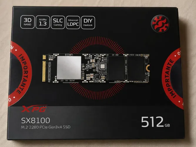 Ssd 512gb Xpg sx8100
