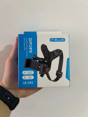 Suporte celular para capacete motovlog - Galera Shop