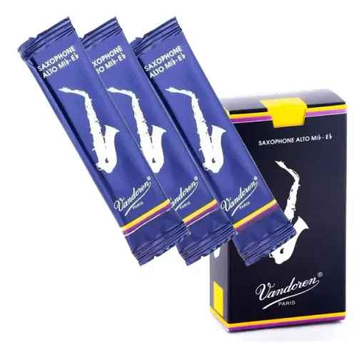 Kit Com 3 PalhetaS Sax Alto 2 Vandoren Tradicional - Sr212