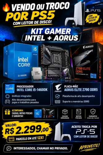 Kit I5 14600k + Z790 Aorus Elite