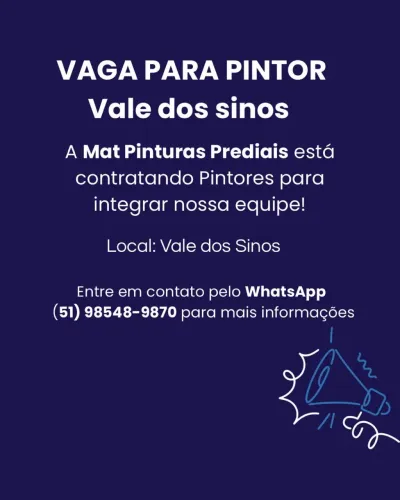Contrata-se pintor 