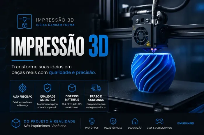 Serviços de impressão 3D