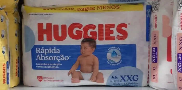 Fralda xxg huggies azul