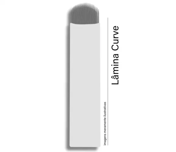 Lâmina tebori curve flex 50 unid