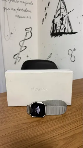 APPLE WATCH SÉRIES ULTRA 49MM - TITÂNIO NATURAL - SEMI NOVO - RETIRE LOJA FISICA