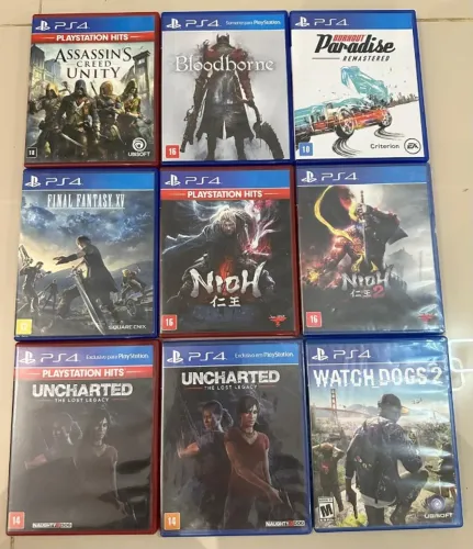 JOGOS DE PLAYSTATION 4 - PS4 - PREÇOS NA DESCRIÇÃO