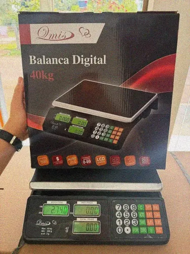 Balança Digital 40kg com Alta Precisão e Alimentação Bivolt Pronta Entrega