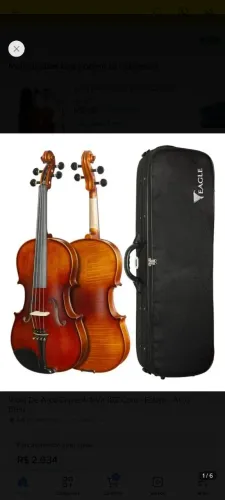 Viola Eagle V82 revisada por Luthier usada por 4 meses 