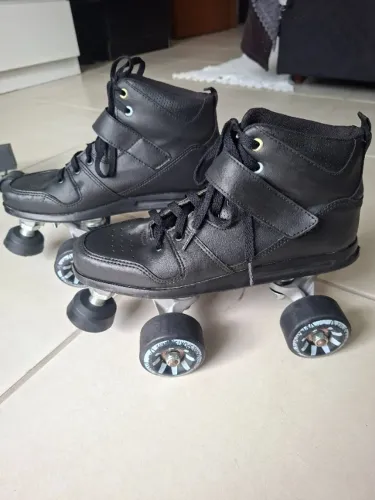 Patins Quad OWL Sports Musta Wide tam. 38