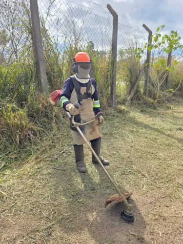 Roçada de lotes e jardinagem
