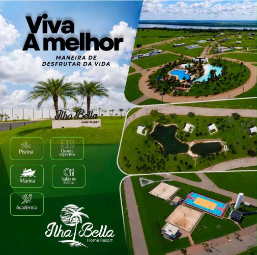 Terreno em condomínio fechado ilha bela home resort