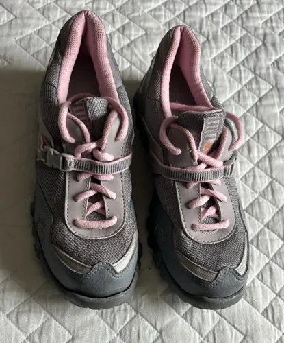 TENIS KOLOSH FEMININO 36 CINZA E ROSA