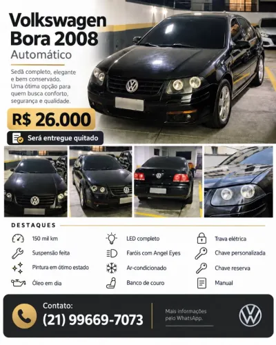 Volkswagen Bora 2.0/ 2.0 Flex 8V Aut. 2008
