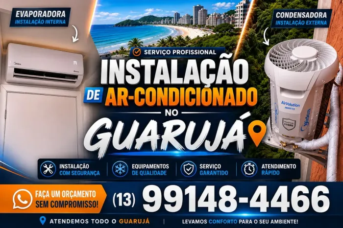 Instalação de ar-condicionado