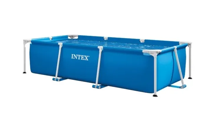 Piscina de Armar Retangular 2.282L Intex com Filtro