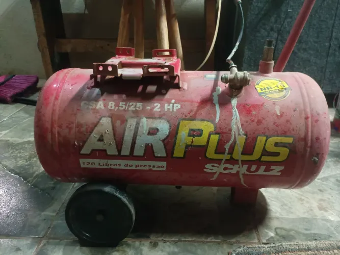 Reservatório compressor de ar 25 litros