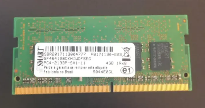 Memória DDR4L - 4GB perfeito estado 100 Reais 