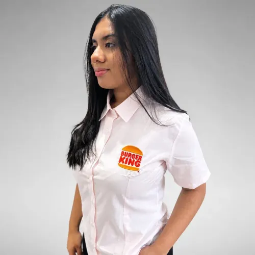 Camisa Social com logo para empresas e prestadores de serviços