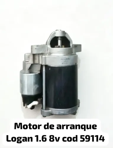 Motor de arranque Logan 1.6 8v cod 59114