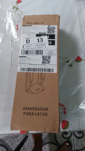 Amassador para latas