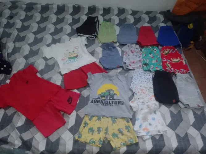 Roupa infantil menino, veste de 1 a 2 anos