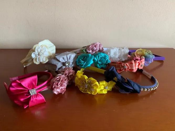 Não compre nesse anúncio- Tiaras de cabelo infantis 