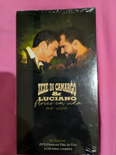 !LACRADO! Dvd 2em1 Zezé de Camargo e Luciano flores em vida