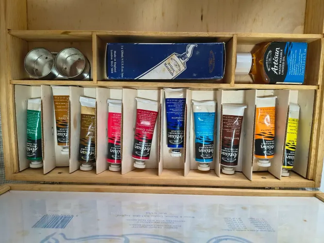 Estojo aquarela Winsor Canvas Board