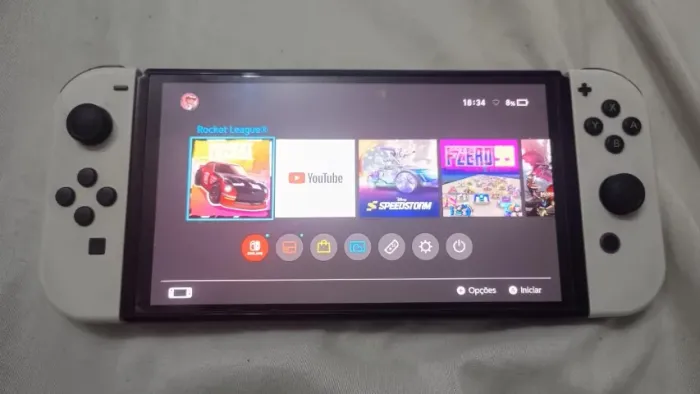 Nintendo Switch Oled, Na Caixa, Zerado, Acessorios, Parcelo, Aceito troca