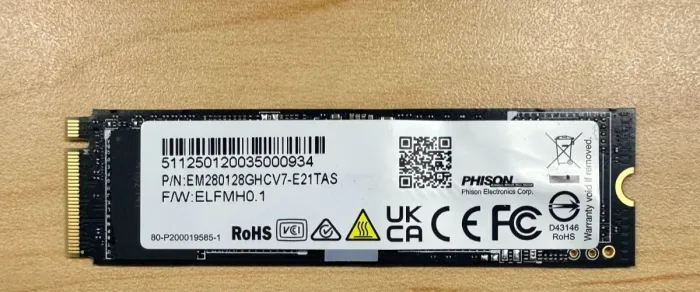 Ssd m2 nvme 128gb sem defeitos