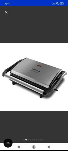 Sanduicheira/Grill Britânia Press BGR27I 2 em 1 Prata 850W Antiaderente