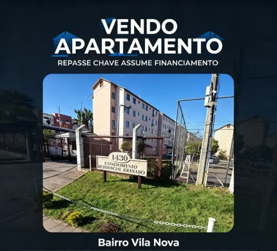 VENDO APARTAMENTO - REPASSE CHAVE ASSUME FINANCIAMENTO