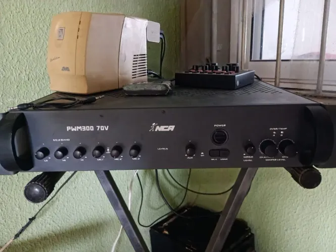 Caixas Acústicas e Potência pwm300 70v