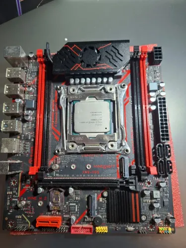 Kit xeon x99: Qiyida h9s TPM 2.0 (Placa mãe, CPU e 16 gb RAM)