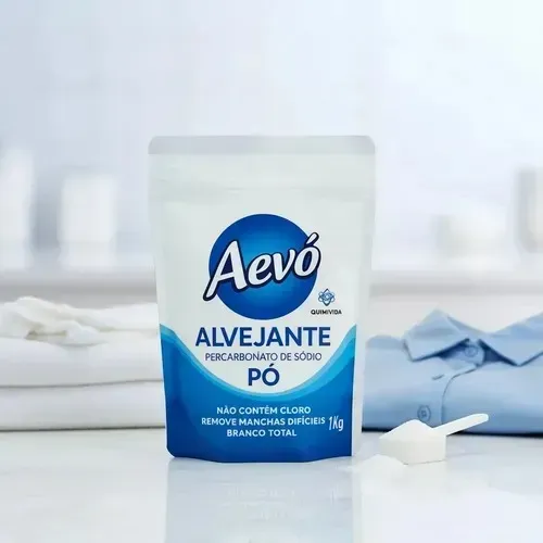 Percarbonato de Sódio Alvejante Sem Cloro Tira Manchas Roupas Brancas Coloridas Multiuso