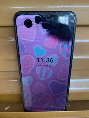 Celular Smartphone Motorola Moto E7 Power Azul (Para Conserto ou Peças)