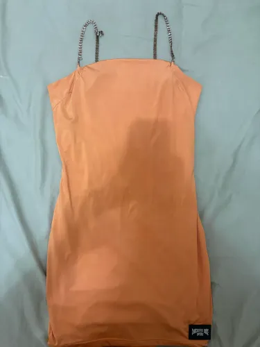 vestido chocolate doce novo