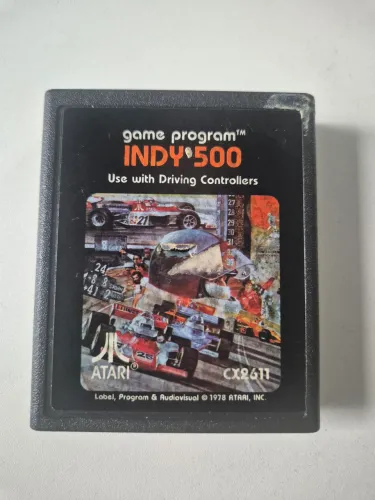 Game Program Indy 500 Atari Original