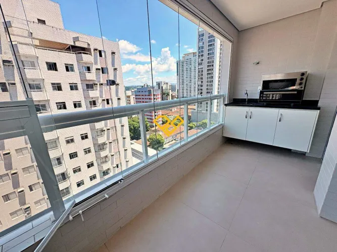 Apartamento com Suíte e Varanda Gourmet para Alugar Boqueirão Santos/SP