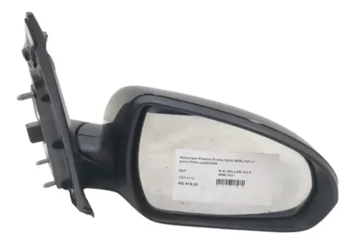 Retrovisor Eletrico Direito Hb20 2020 2022 C/ Pisca Preto Cp2023405