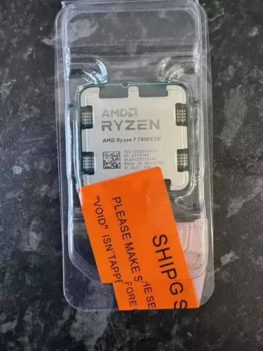 Processador AMD Ryzen 7 7800x3d AM5 (1 unidade)