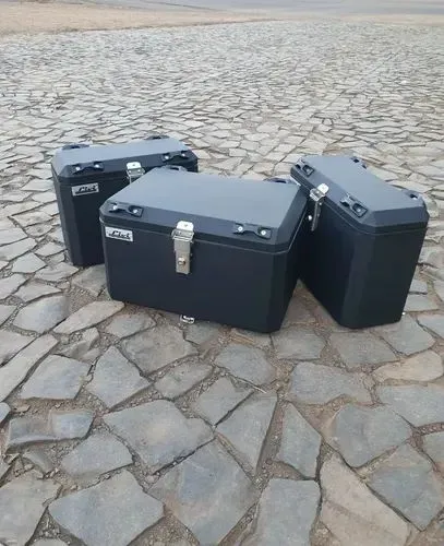 Baú 35 litros lateral e Top Case 50 litros para moto